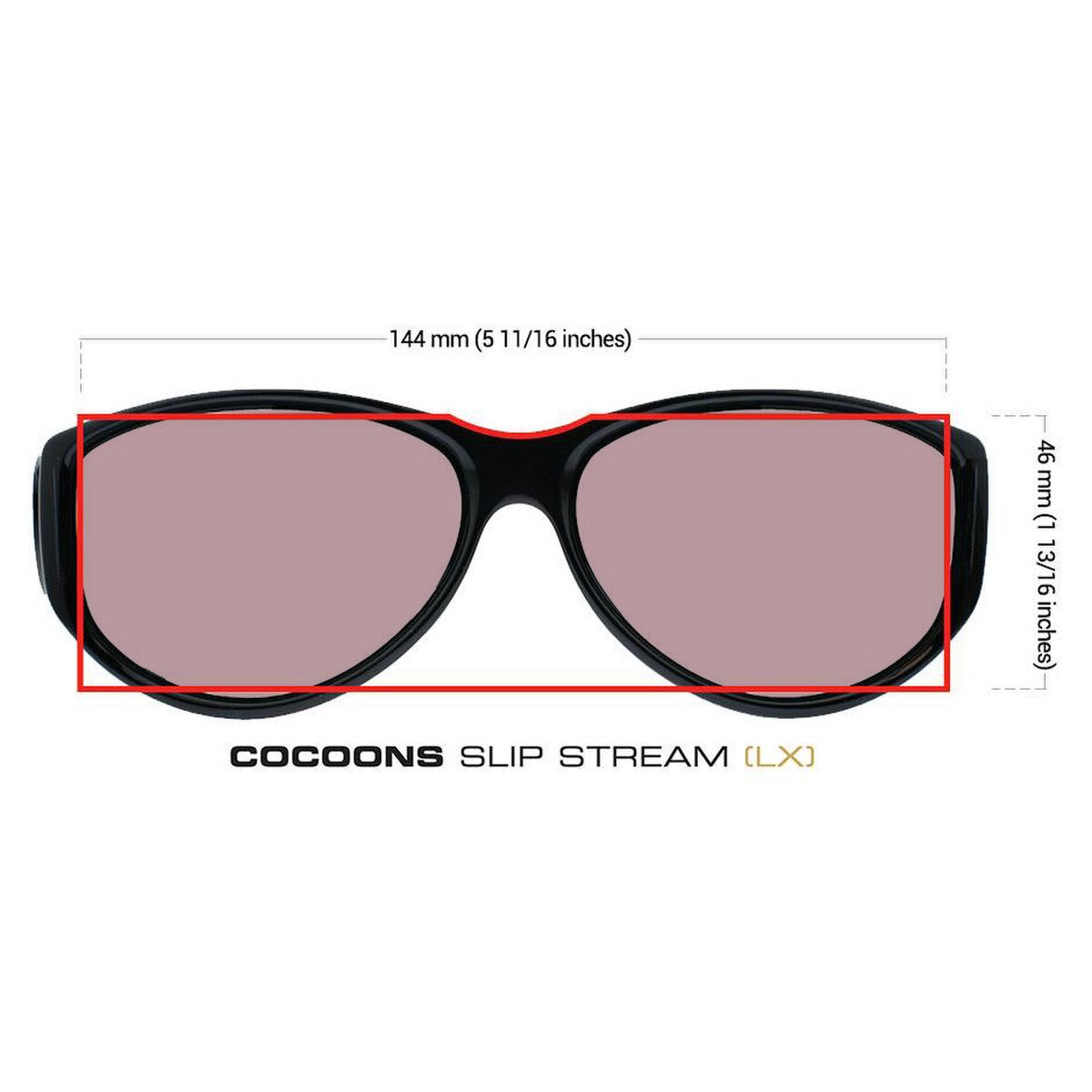 Low Vision Tinted Fitover - Cocoons